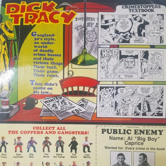 Vintage 1990 Dick Tracy Al "Big Boy" Caprice - Picture 5 of 6